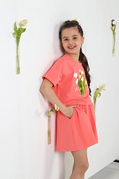 Детский костюм для девочки Вива-2 / Коралловый